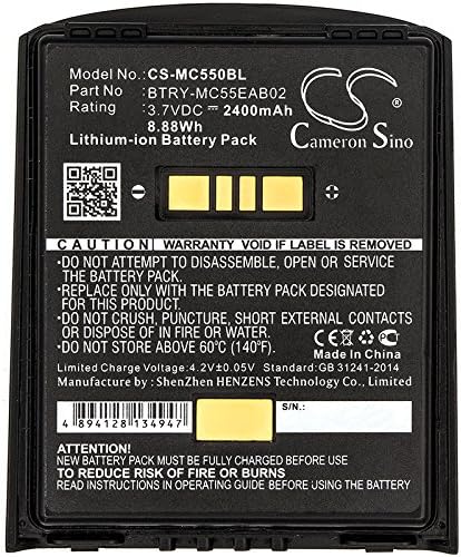 Замена на батеријата на Нобрим за симбол MC55, MC5574, MC5590, MC55A, MC55A0, MC56, MC65, MC659, MC659B, MC67 82-111094-01, BTRY-MC55EAB02,