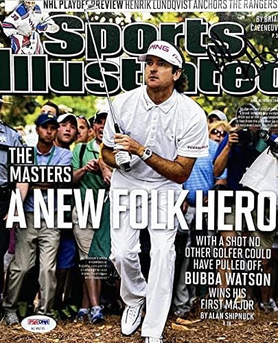 Bubba Watson потпиша 8x10 Golf Photo PSA/DNA