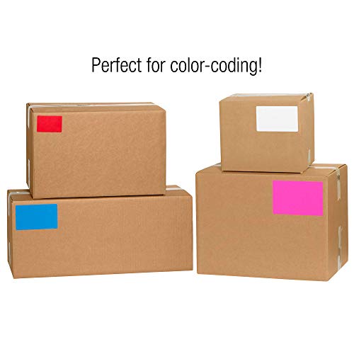 Етикети/налепници за правоаголник на залихите, 4 x 4, светло сина, 500 етикети по ролна