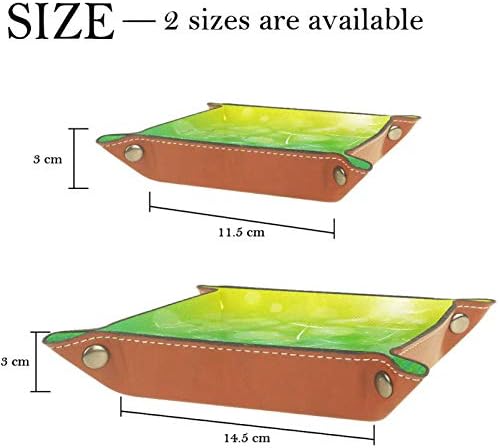 Lyetny Broken Dandelion на Grass Organizer Tray Space Storage Box Bedide Caddy Desktop Tray Променете го клучот за парични парични кабини за складирање