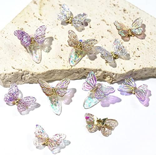 3 парчиња деликатни 3D rhinestones декор луксуз DIY Nail Art Jewelry Nail Decorations долготраен лесен за примена -