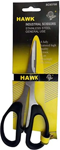 Индустриски ножици на Хок 7 инчи со црни пластични преголеми рачки - SC93700