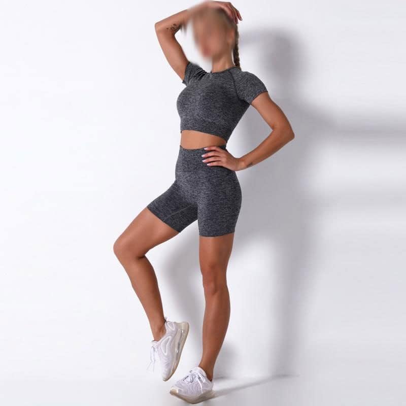 Czdyuf јога постави непречено спортска облека за спортска облека облека облека женска трага за високи половини за нозе, спортски градник