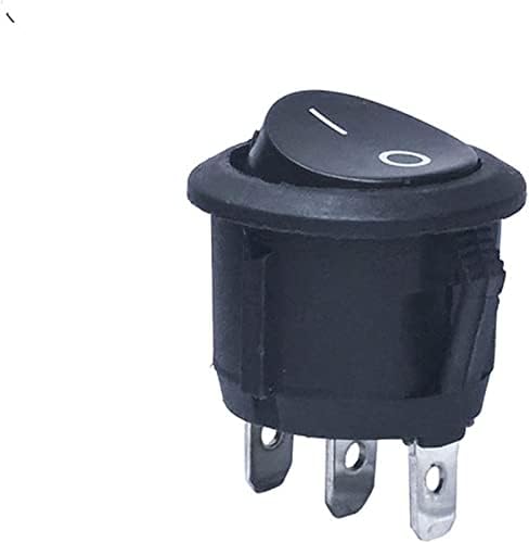 Berrysun Rocker Switch KCD1-105 23mm SPST 3PIN 250V 6A Тркалезен брод прекинувач Snap-In Off Off Rocker Position