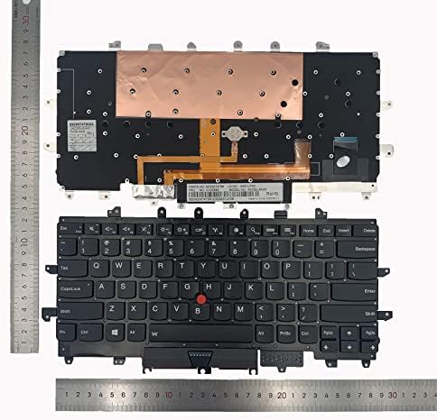 Tiugochr Лаптоп Замена Распоред САД Со Позадинско Осветлување Со Покажувачот Тастатура За Thinkpad Јаглерод X1 Gen 4 4th X1C