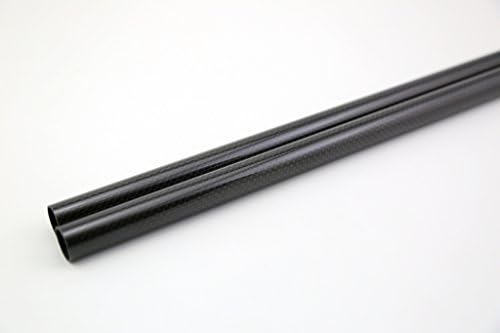 Шина 3К Ролна Завиткана 20мм Цевка Од Јаглеродни Влакна 16мм х 20мм х 500мм Сјајна ЗА РК Квад