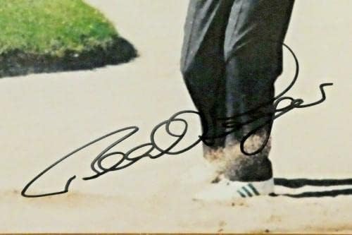 Голфер на Бернард Лангер потпиша 5х7 фотографија со налепница JSA без картичка - автограмирани фотографии за голф