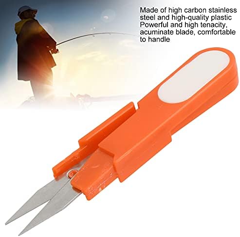 Ножици за шиење во форма на портокалова форма со безбедносен тример, клипер за вкрстено бод и секач за навој-Суштински додаток за шиење