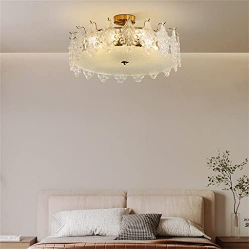 Quul LED тавански светло стакло кристално светло за трпезарија дневна соба спална соба француски украс за домашно осветлување