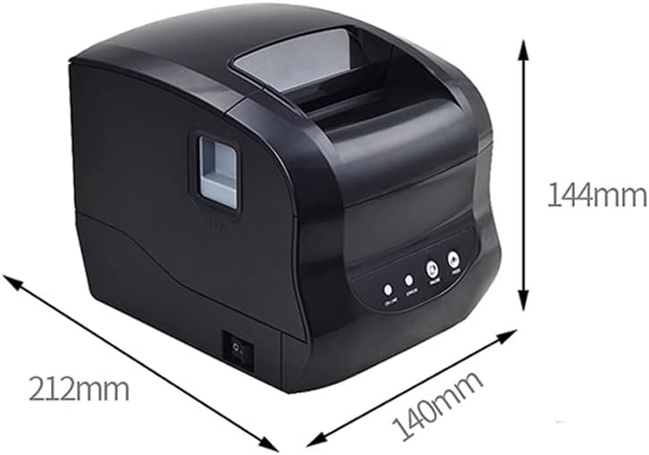 CXDTBH Мала етикета печатач мобилен USB сина сина 58мм термичка налепница за печатач со повеќе прием