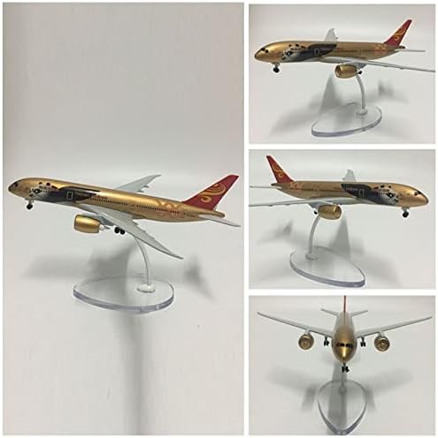 Rescess Копирај авион модел 16см за воздух Кина HNA Panda Painting Boeing B787 модел на авион метал со завршување на колекцијата