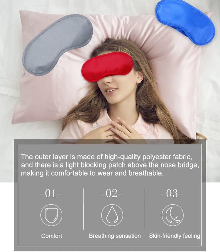 Akoak 10 парчиња игра забава за спиење маска за патување за очи, лесна засенчување за засенчување на очите за очите, маска за очи, со