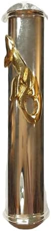 Гроздобер сребро позлатен мезуза - 24к злато позлатена шајка