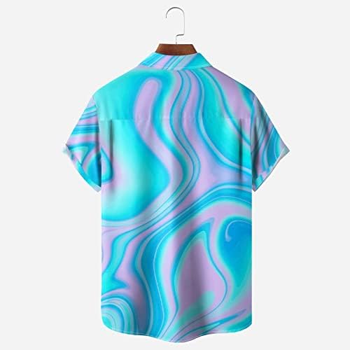 2023 година Нова кошула со кратки ракави со кратки ракави Машки летен стил на плажа опуштени обични мрзливи обични маици за мажи долги