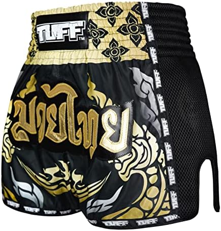 Tuff Sport Retro Muay Thai Sharts Boxing Shorts Класичен тенок пресек MMA Kickboxing тренинг поставена облека за обука за облека
