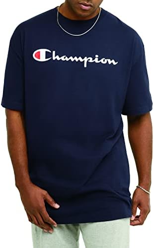 Шампионска машки маица, памучна машка екипа на екипажот, маица за мажи