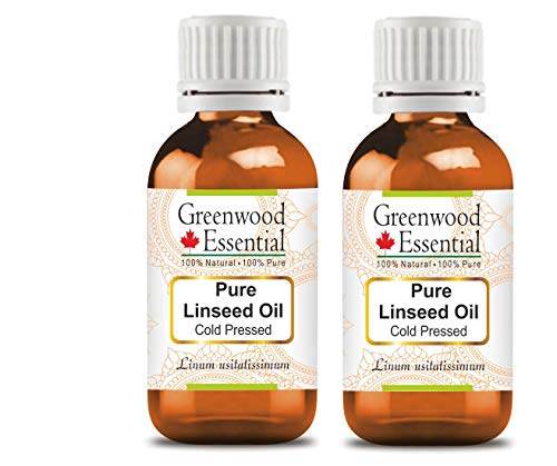 Гринвуд есенцијално чисто ленено масло природно терапевтско одделение ладно притиснато за лична нега 10 ml