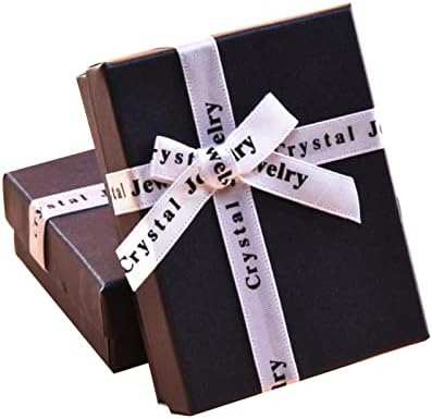 Кутии За Подароци За накит Футрола За Хартија За Накит Исполнета Со Божиќ Подарок За Капак За Накит Со Памучни Персонализирани