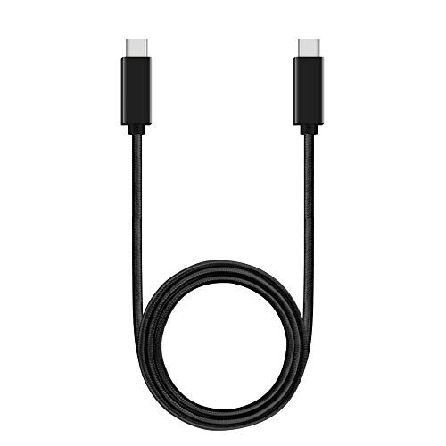 Кабел Boxwave Cable компатибилен со Motorola Edge 30 Neo - DirectSync PD кабел - USB -C до USB -C, тип Ц плетенка 3FT кабел и синхронизација на кабелот за Motorola Edge 30 Neo - Jet Black