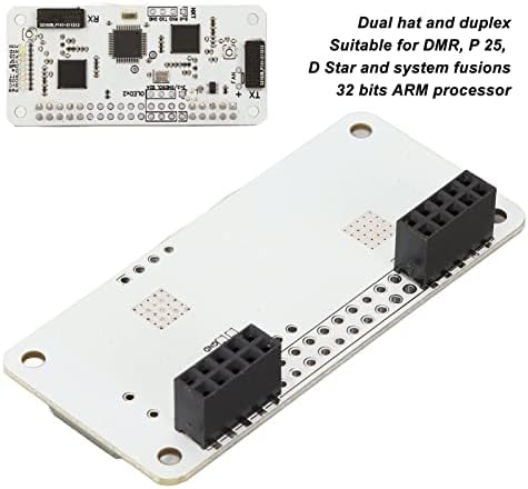 MMDVM Hotspot Board 10MW, 32 Bit Arm MMDVM Duplex Hotspot Module Dual Hat со 2 на одборот ADF7021 Поддршка P25 DMR за Raspberry Pi 4