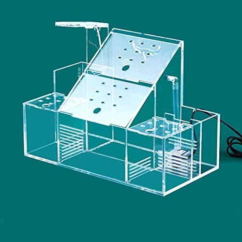 АКВАРИУМ АКВАРИУМСКИ Аквариум Акрилна Мала Кутија За Изолација На Риби Транспарентна Кутија За Репродукција Креативна Работна Површина Бета Резервоар За Риби