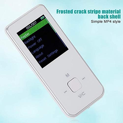 Mini Walkman, 1,8 инчи 32G боја на екранот MP3 Music & MP4 Видео плеер, преносен Hifi Gleassless Sound Mp3 Music Player