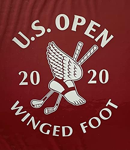 2020 Отворено знаме На Сад крилести стапала голф црвен свилен екран лого игла знаме ново