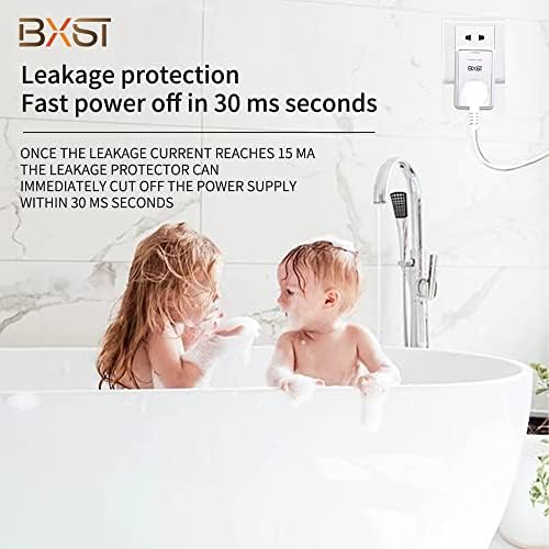 BXST Surge Protector Frirgerator Forgerator Surge Protector Round Plug Appliance Surge Protector Surge Protector For Home Office