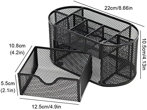 Multifuncational Cup Ceramic Cup Multifunctional Desk Organizer Mesh Metal Pen Pench држач за канцелариски садови за контејнери за садови