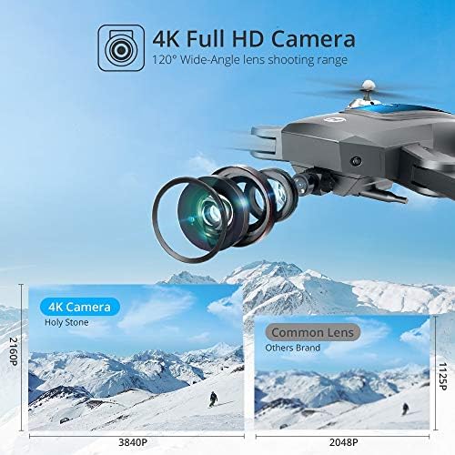 4K Drone HD камера Професионалниот преклопен RC Dron Quadrocopter Quadcopter Drone 200MP 720p за деца Holystone