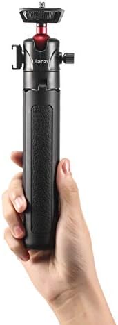 Xixian MT-16 Extendable Selfie Stick TR 4-секција 44cm/17.3in 2kg оптоварување со 360 ° вртење на топката глава на ладна чевли Универзална 1/4 завртка за монтирање на LED светло за микрофон на те