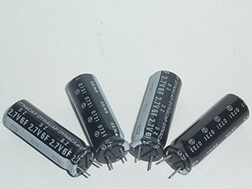 E-First 5PCS 2.7V 6F 2.7V6F 10x30mm Elna DZ Farad Super Consistor for Power