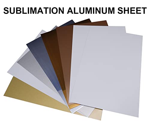 100 парчиња Алуминиумски Лим Сублимација Празни Места Алуминиумски Лимови Алуминиумски Плочи За Изработка 0,45 мм Дебелина