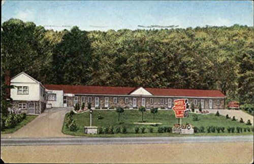 Мотел Keystone Lock Haven, Пенсилванија ПА Оригинална гроздобер разгледница 1958 година