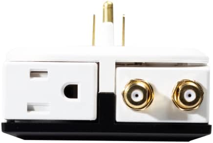 ELAC Protek 3 Outlet Surge Protector/Collection Collection со Coax