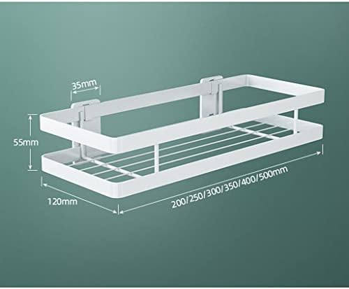 Полицата за бања DVTEL, без удар, wallидна кујна висина полица бања суета туш гел складирање погоден за бања