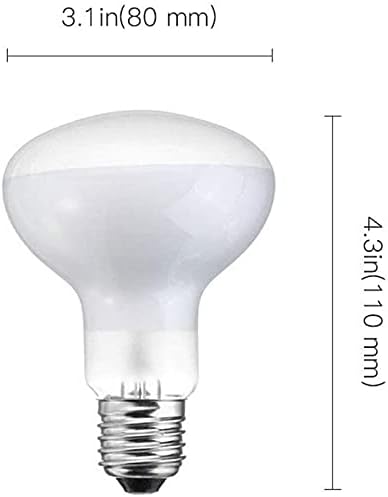 Qixivcom 2-пакети 50W рептил топлинска ламба за сијалица за затегнување E26/E27 110V UVA BASKING SPACT DANYLIGHT SLIGHT TERT LAMP
