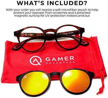 Гејмер Предност Сина Светлина Очила-Лесни, Стилски Игри Очила Со Сина Светлина Блокирање Леќа Технологија -