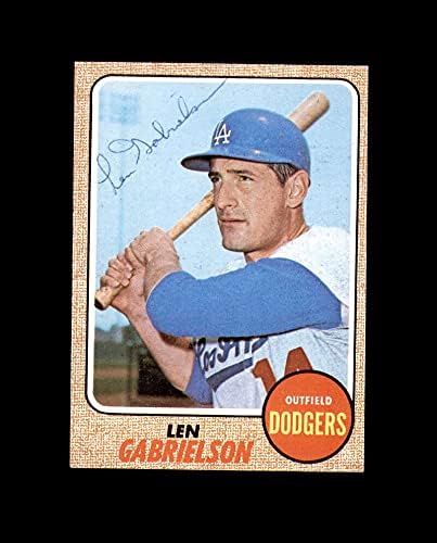 Лен Габриелсон Ханд потпиша во 1968 година Топс Лос Анџелес Доџерс Автограм
