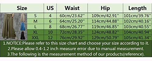 МИАШУИ Тенки Фит Панталони За Жени Обични Жени Палацо Панталони Со Широки Нозе Панталони Со Висок Струк Чадени Летни Панталони