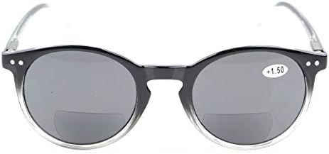 Eyekepper Заштедете 10% на 2 пакувања класични бифокални читатели на сонце бифокални очила за сонце црна +1,50