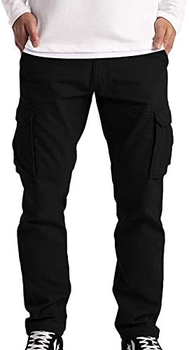 Панталони за товар за мажи 6 џеб целосни товарни панталони работат панталони носат карго машки панталони панталони- панталони-