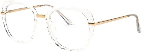 Дебели за очила со преголеми очила на Zeelool Cat Tr90 Сино светло блокирање очила за жени Daisy OT959223