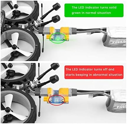 Moudoauer FPV Drone XT30 / XT60 SMART SHAME Stoppe FUSPER TEST SAFERY SAFECT SECUTION PLUG за заштита од краток спој со LED индикатор