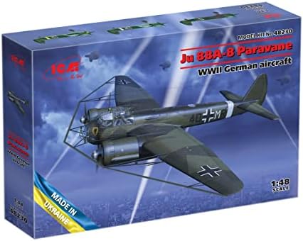 ICM 48230 - JU -88A -8 PARAVANE, германски авион на Втората светска војна - Скала 1:48