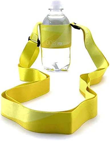 ПОПРАВИ Шише Појас Превозникот-Универзална Рамо Носење Лента за Конзерви &засилувач; Чаши-Шише За Пиење Не Се Вклучени-Жолта