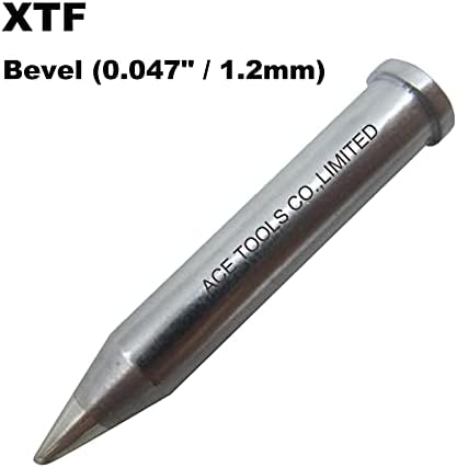 XTF Bevel Еден Рамен 0.047 / 1.2 mm ЗА WX1010 WX2020 WT1010H WD1000HPT WXP120 WP120 WP120IG WXMP120 ACE Бренд Лемење Железо Врвот