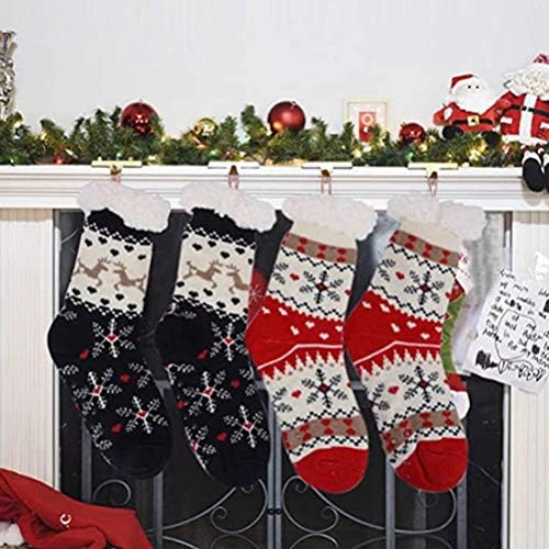 Галпада Божиќни Чорапи 1 Пар Симпатична Шема Зимски Есенски Дебели Чорапи Празнични Божиќни Чорапи