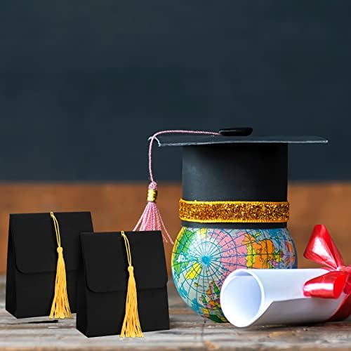 100 Парчиња Дипломирање Фаворизирајте Кутии За Дипломирање Забава За Бонбони Кутии ЗА Дипломирање КУТИИ ЗА Капачиња DIY Grad Cap Кутија ЗА Дипломирање