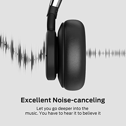 Bugani Bluetooth Слушалки Безжични Над-Уво, Со Вграден Микрофон, 20h Playtime, Длабок Бас Hi-Fi Стерео Звук, Меморија Пена Ушни Чаши За Патување Дома Канцеларија